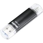 Hama Laeta Twin USB-Stick 128 GB USB Type-A / Micro-USB 3.2 Gen 1 (3.1 Gen 1) Schwarz (00181099)