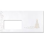 sigel Weihnachts-Umschlag "Golden Tree", DIN lang gummiert, 90 g/qm Spezialpapier, für Inkjet/Laser/Kopierer, - 1 Stück (DU084)
