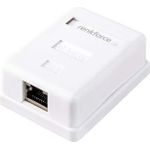 Renkforce Netzwerkadapter Aufputz CAT 6 1 Port Weiß (RF-4541182)