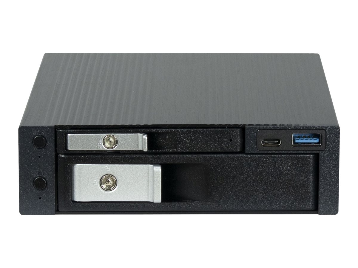 Inter-Tech ST-7227U HDD-Wechselrahmen für 2,5" und 3,5" USB 3.0 Schwarz