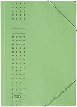 ELBA chic-Eckspanner aus Karton, A4, grün (33470 GN) (33470 GN)