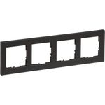 Legrand SEANO+4-fach Rahmen in765484der Farbausführung Anthrazit (765484)