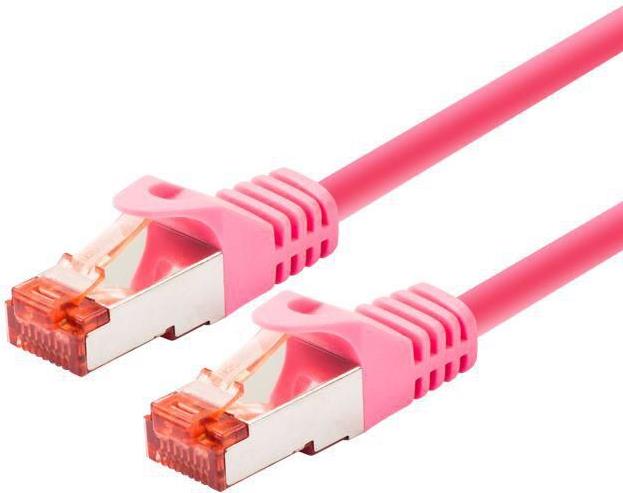 LOGON TCR66SS0025M Netzwerkkabel Magenta 0,25 m Cat6 S/FTP (S-STP) (TCR66SS0025M)