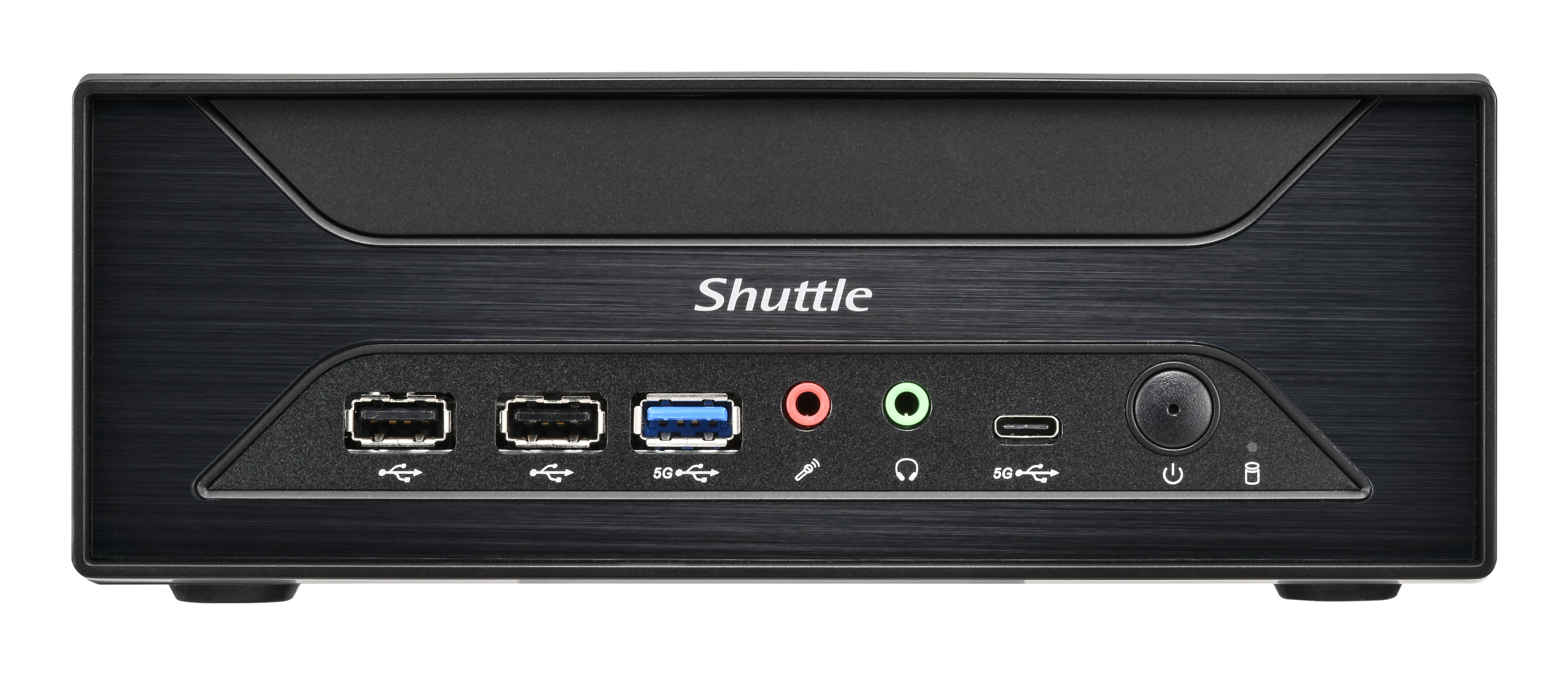Shuttle XPC slim XH810 Barebone Intel H810 LGA 1851 DDR5 bis 96 GB 3,5L Schwarz