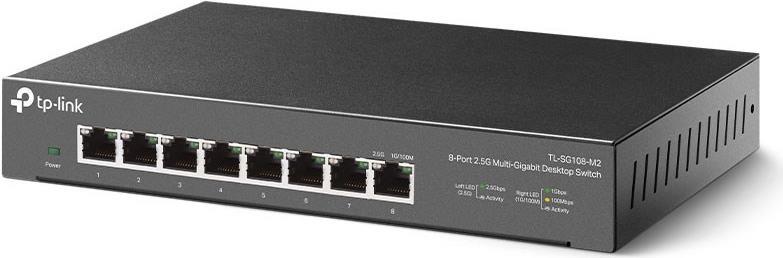TP-LINK TL-SG108-M2 Netzwerk-Switch Schwarz (TL-SG108-M2)