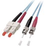 EFB-Elektronik Duplex Jumper SC-ST 50/125µ, OM3, LSZH, aqua, 3.0mm, 1m Hersteller: EFB Elektronik (O7353.1)