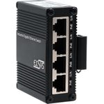 EXSYS EX-62021PoE-P 5-Port Industrial Gigabit Micro Switch mit Pass-Through, unmanaged (EX-62021PoE-P)