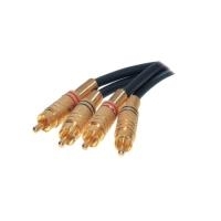 shiverpeaks BASIC-S 2x RCA - 2x RCA 5.0m 5m 2 x RCA 2 x RCA Schwarz Audio-Kabel (BS40225)