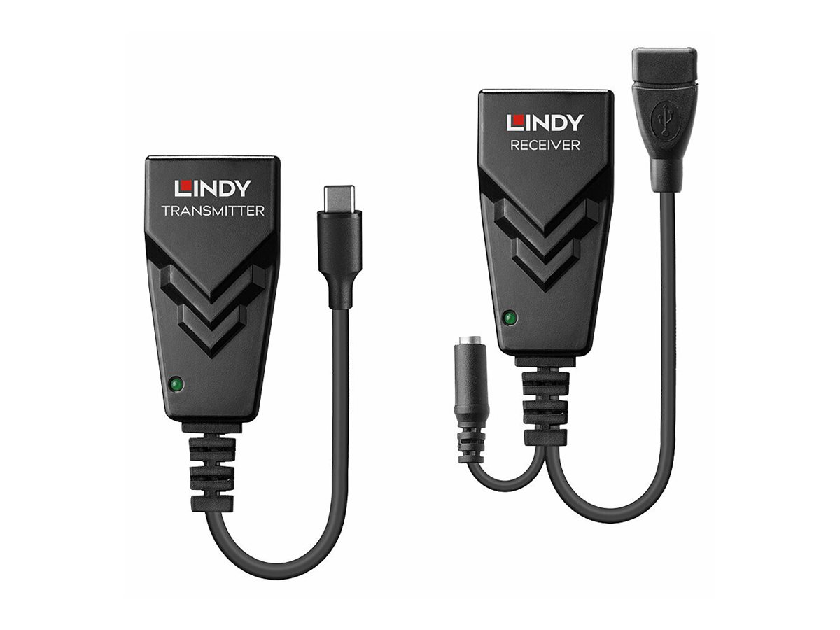 LINDY 43390 Netzwerkextender USB 2.0 Schwarz