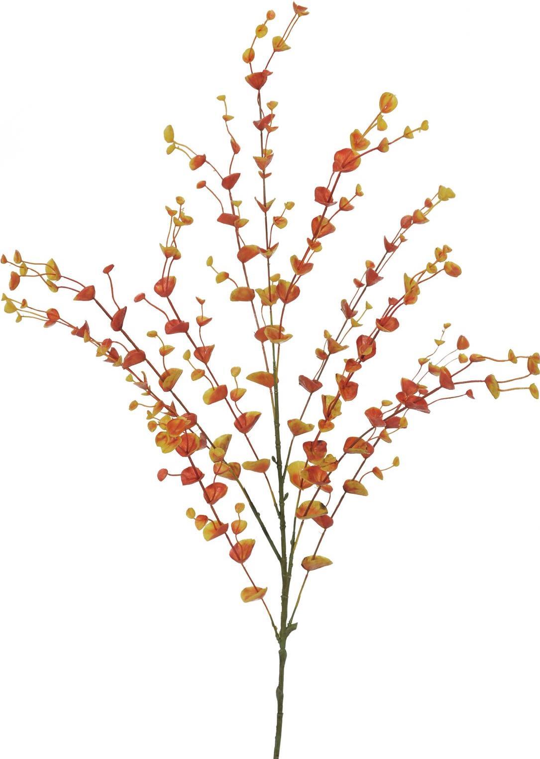 EUROPALMS Eukalyptuszweig, künstlich, orange, 110cm (82505621)
