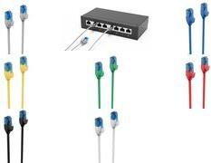 shiverpeaks BASIC-S Slim Patchkabel, Kat. 6, U/UTP, 3,0 m Farbe: grün, Kabeldurchmesser: 3,5 mm, 2 x RJ45-Stecker, - 1 Stück (BS08-22043)
