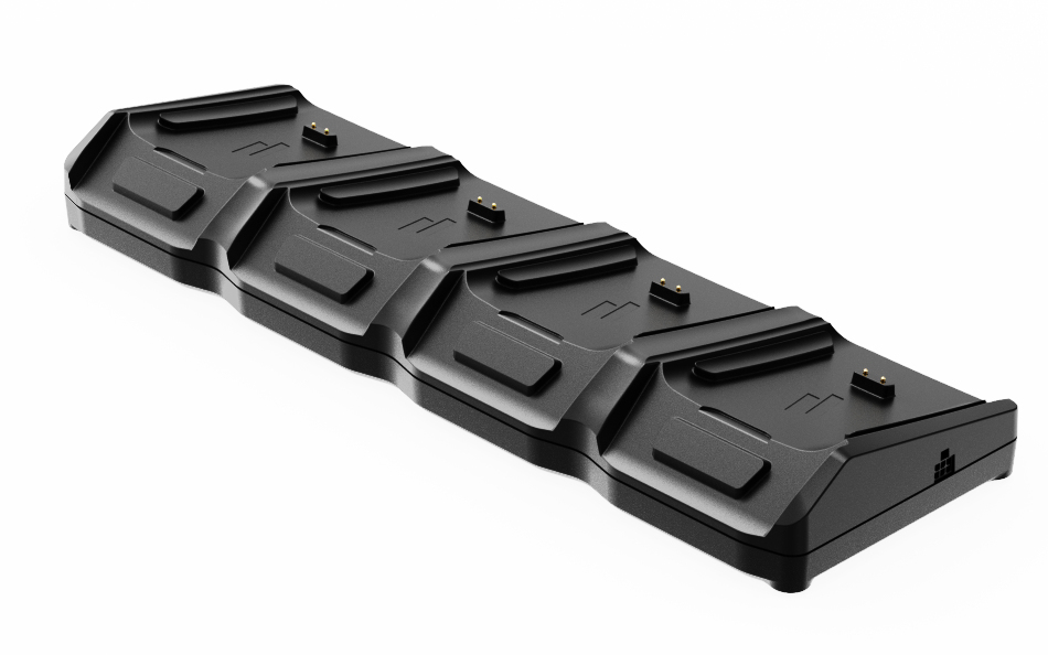 Havis 4-Bay Ladegerät für Ingenico DX8000 Mobile Payment Device Schwarz