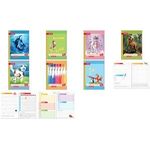 ROTH Hausaufgabenheft T-Rex Welt Klipp & Klar liniert DIN A5 ohne Rand, 96 Blatt (89491)