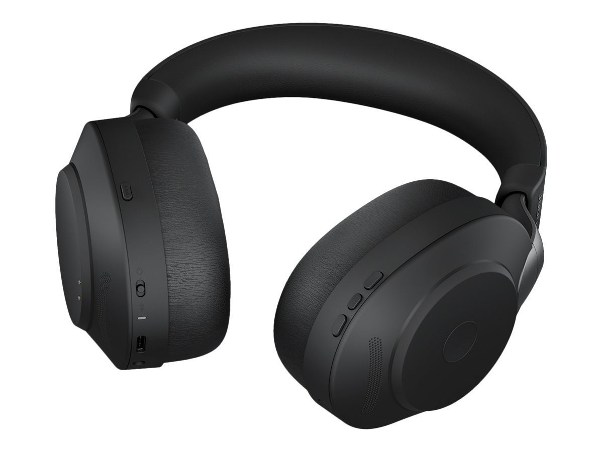 Jabra Evolve2 85 UC Stereo Over-Ear Headset mit ANC, Bluetooth und USB-A, Schwarz