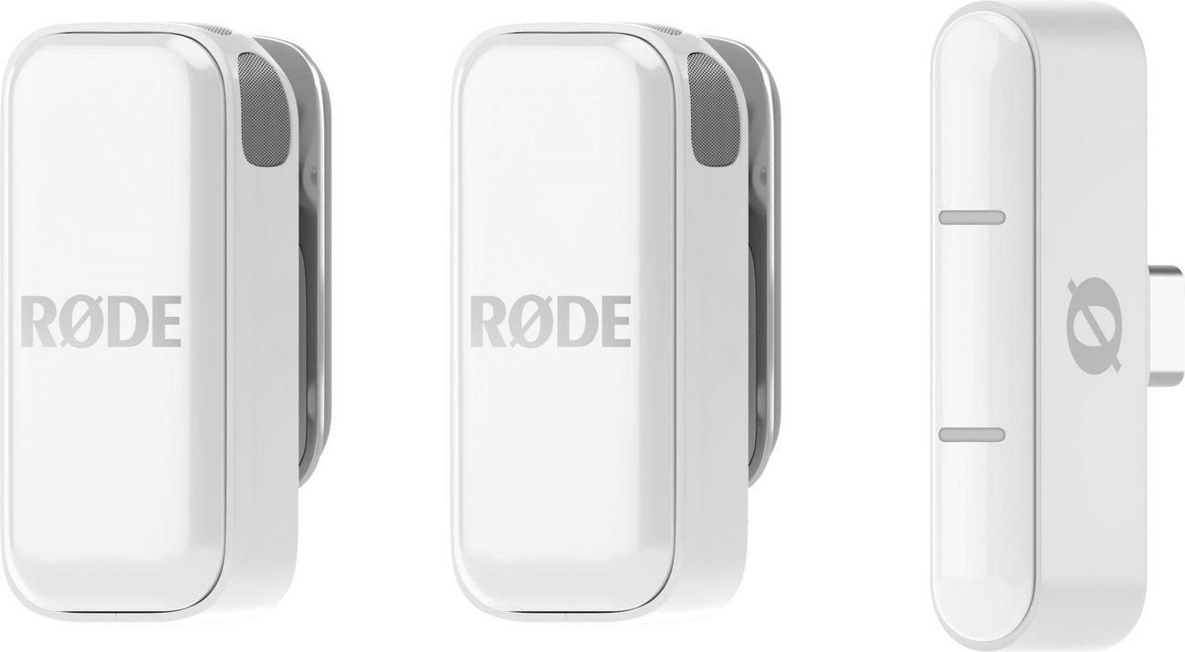 RODE Wireless Micro Kabelloses Mikrofonsystem USB-C Weiß