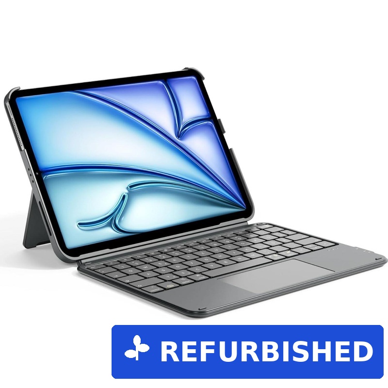 Inateck KB04122 Ultraleichte abnehmbare Tastatur-Hülle mit Touchpad QWERTZ DE für iPad Air/Pro 11" (KB04122-G-DE) (geöffnet)