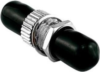 BlueOptics© Lichtwellenleiter Kupplung für OM4, G50/125µm Multimode ST/PC-Simplex, Metall, Keramik Ferrule, IL unter 0.2dB, -40°C bis +85°C (SFC23FK)