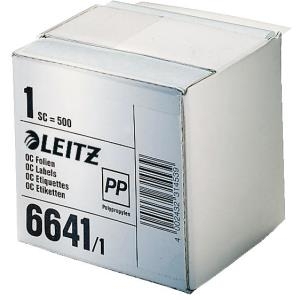 LEITZ Schutzfolienschildchen auf Rolle, transparent Maße: (B)72 x (H)39 mm, selbstklebend, zum Schutz der (6641-10-00)