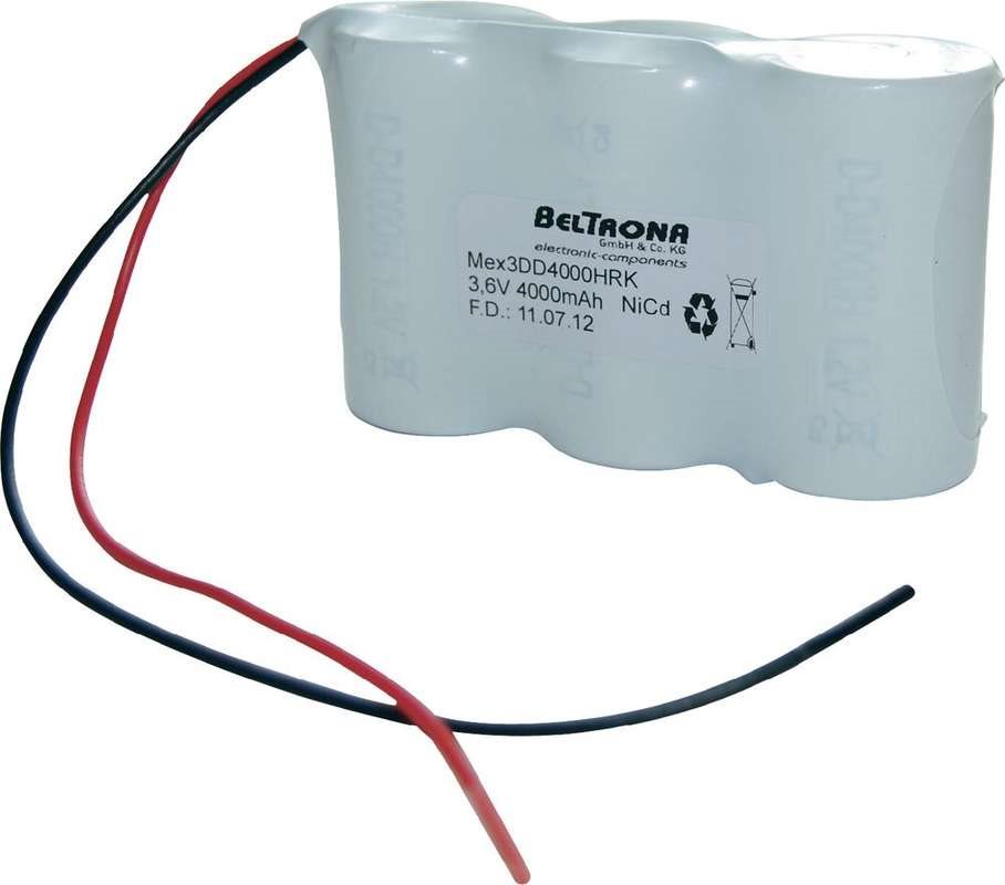 Beltrona Notleuchten-Akku Kabel 3.6 V 4000 mAh 3DD4000HRK (3DD4000HRK)