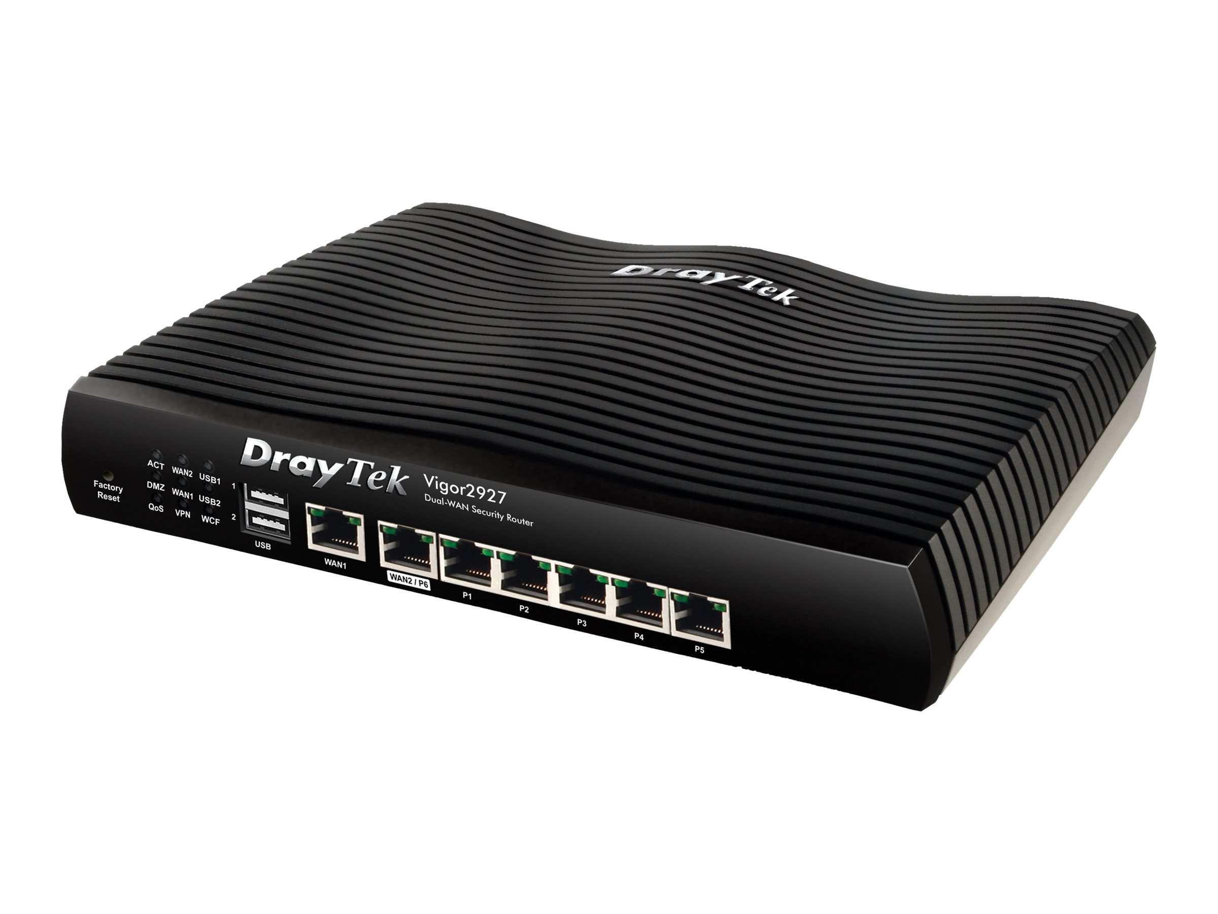 DrayTek Vigor 2927 Dual-WAN VPN-Router Gigabit Ethernet Schwarz