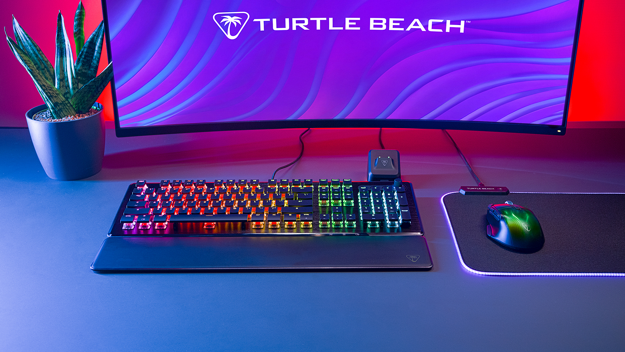 Turtle Beach Vulcan II Gaming-Tastatur Mechanisch RGB-LED QWERTZ Schwarz