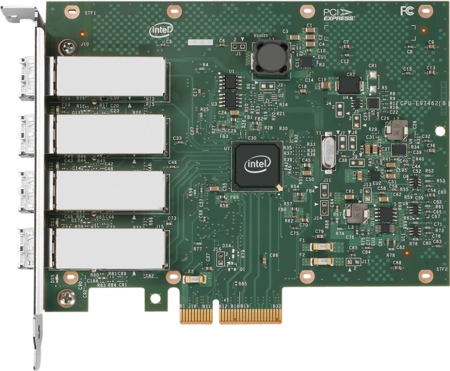 Intel ETHERNET I350-F4 SERVER ADAPTER RJ45 PCI-E BULK (I350F4BLK)