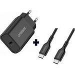 OtterBox OB Standard EU WALL CHARGER Bundle USB-C 30W USB-PD+ CABLE USB C-C (78-81567)