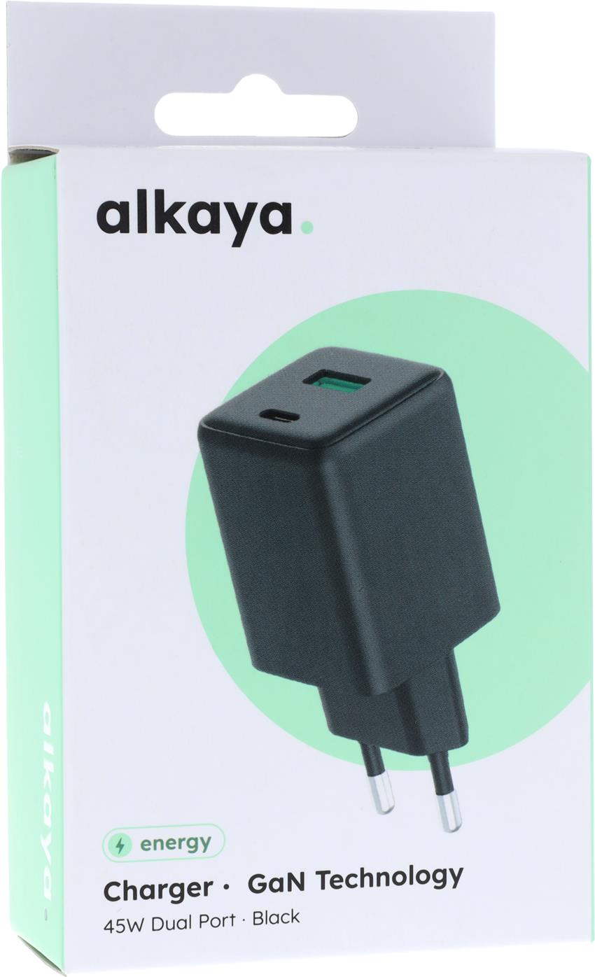 alkaya NEXUS-Laderät mit GaN-Technologie 45W schwarz (CR-50003)