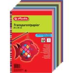 herlitz Transparentpapier, 200 x 300 mm, Inhalt: 10 Blatt inkl. Bastelanleitung für einen Lampion-Fisch, sortiert in (246413)