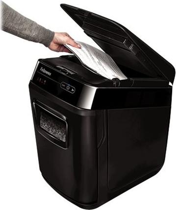 Fellowes AutoMax 200M Aktenvernichter Mikroschnitt 2x14 mm P-5 200 Blatt Schwarz