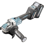 MAKITA GA041G - Akku-Winkelschleifer (40V | XGT | 125mm Scheibendurchmesser | inkl. 2x Akku, Ladegerät, Transportkoffer & Schruppscheibe) (GA041GM201)