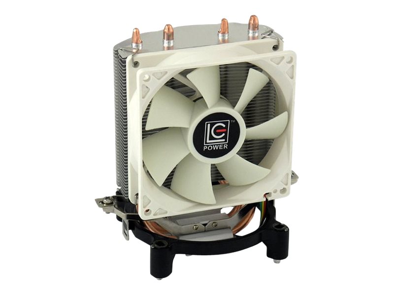LC Power Cosmo Cool LC-CC-95 Prozessor-Luftkühler 90 mm Weiß, Silber