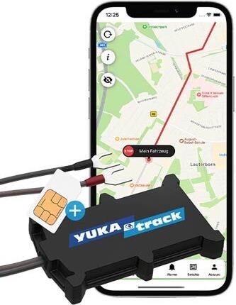 IoT YUKAtrack easyWire 4G AIO GPS Car Tracker with SIM + Data Flat