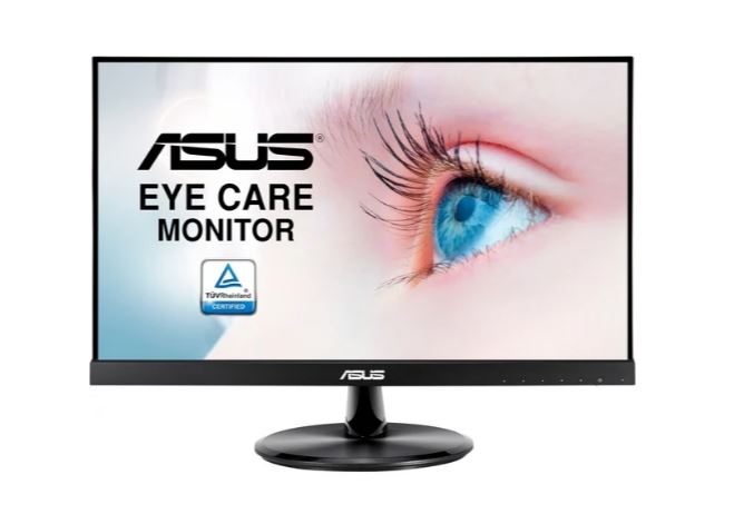 ASUS Eye Care VP229HF, Gaming-Monitor - (54.5 cm (21.4 Zoll), schwarz, FullHD, IPS, Adaptive-Sync, 100Hz Panel) [Energieklasse C] (90LM06B0-B05B70)