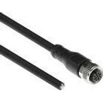 ACT Industrial 3.00 meters Sensor cable M12A 5-pin male to open end, Superflex Xtreme TPE cable, shielded (SC3508)