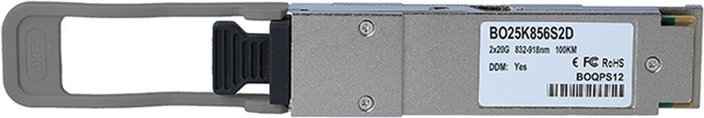 Kompatibler Gigamon QSB-502 BlueOptics© BO25K856S2D QSFP Transceiver, LC-Duplex, 40GBASE-SR2-BIDI, Multimode Fiber, 832-918nm, 100M, 0°C/+70°C (QSB-502-BO)
