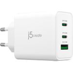 j5create 65W GAN USB-C 3-PORT CHARGER EU (JUP3365-EN)