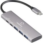 Renkforce RF-USBH-300 5 Port USB 3.2 Gen 1-Hub 3.0 Grau (RF-6676604)