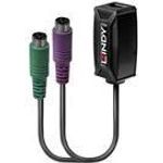 LINDY 100m PS/2 KM Cat.5e/6 Extender (32681)