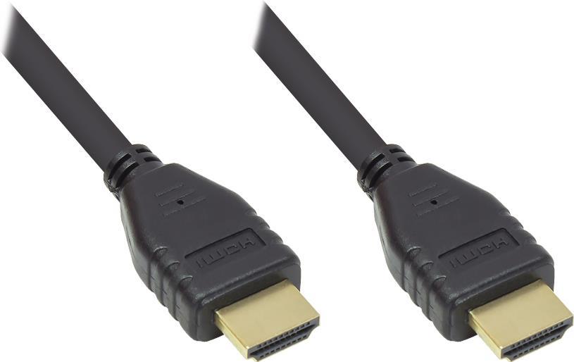 Alcasa GC-M0135 Videokabel-Adapter 0,5 m HDMI Typ A (Standard) Schwarz (GC-M0135)