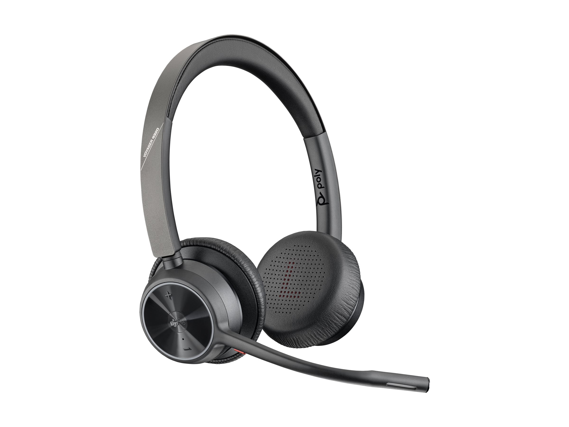 HP Poly Voyager 4320-M On-Ear Headset Schwarz