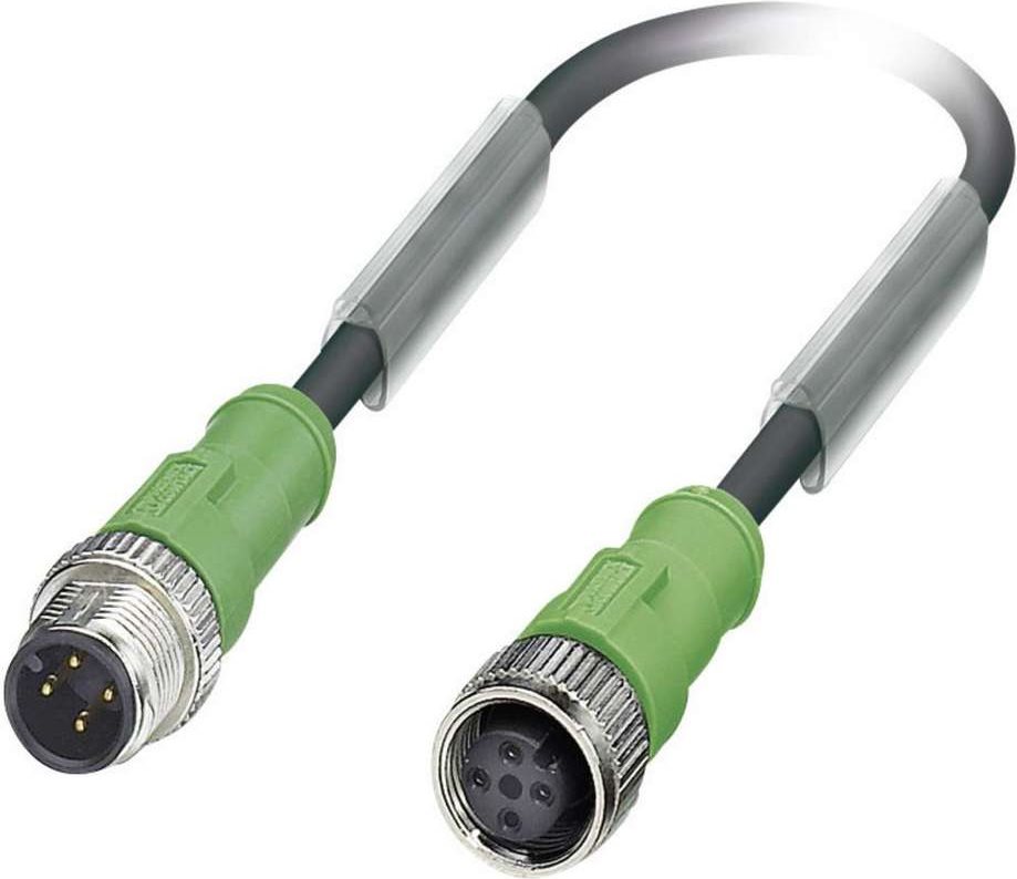 Phoenix Contact Sensor-/Aktor-Kabel Pole: 4 SAC-4P-M12MS/ 3,0-PUR/M12FS Inhalt: 1 St. (1668386)