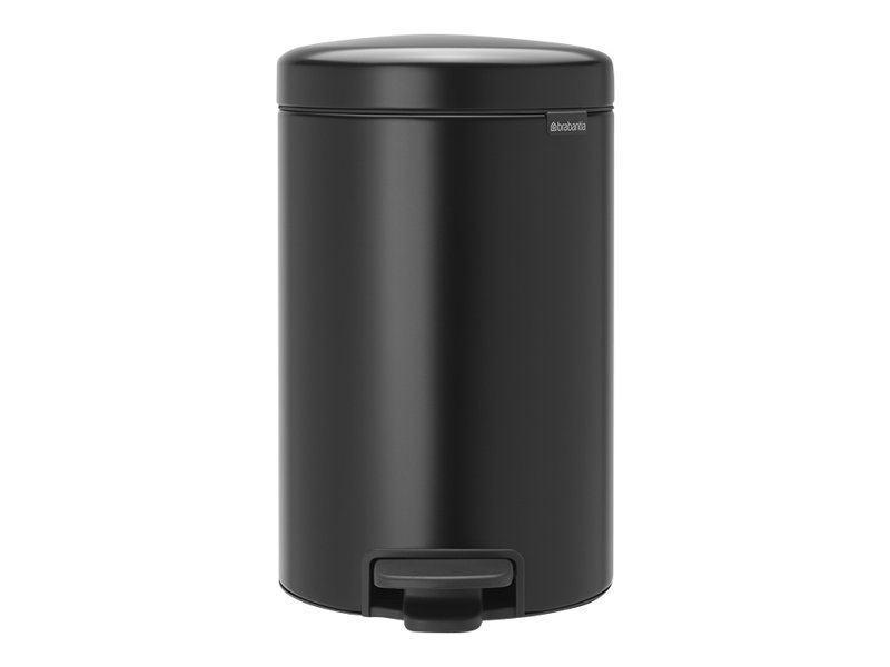 Brabantia newIcon Mülleimer 12 L Mattschwarz