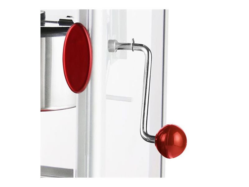 Emerio POM-120650 Retro Popcornmaschine 360 W 50 g Silber, Rot