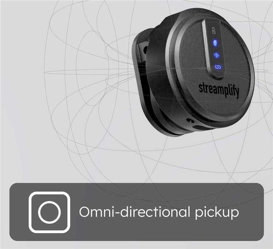 Streamplify MIC GO Drahtloses Mikrofonsystem Schwarz