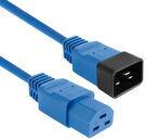 ACT Powercord C20 - C21 IEC60320 blue 2.5 m (AK5368)