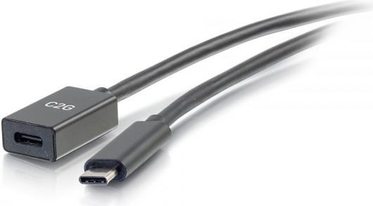 C2G 90 cm Verlängerungskabel USB-C auf C 3.1 (Gen 2) Stecker/Buchse (5 Gbps) (88658)