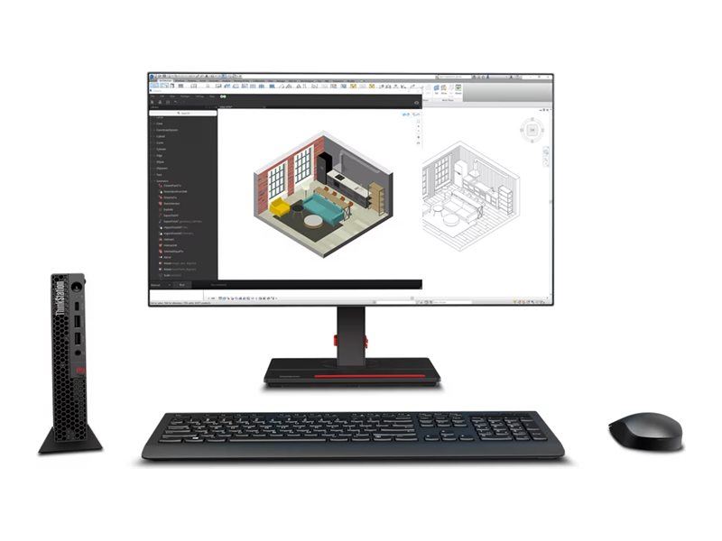Lenovo ThinkStation P3 Tiny Intel Core i5-14600 32 GB RAM 1 TB SSD Schwarz