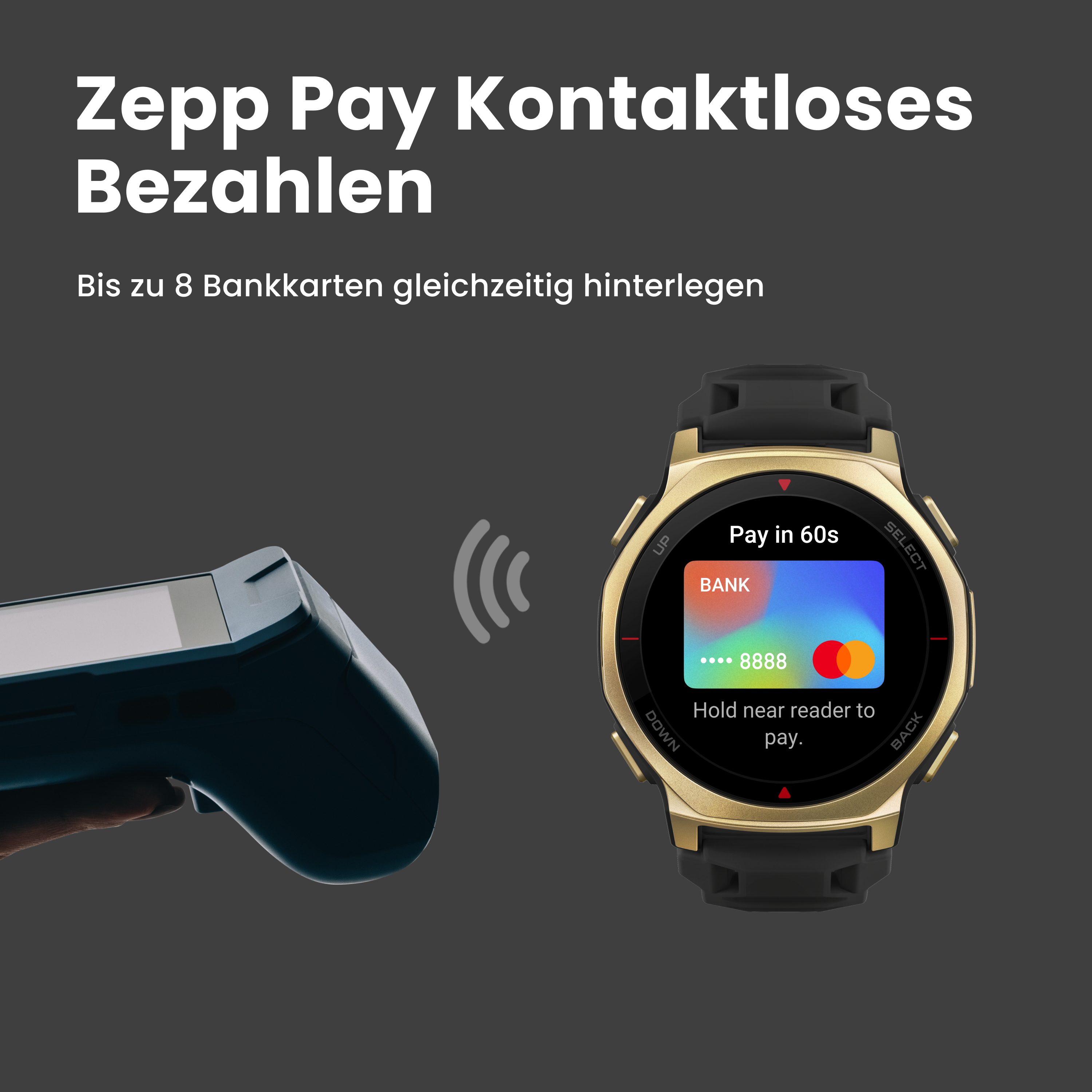 Amazfit T-Rex 3 Pro 1.32" Smartwatch Tactical Black