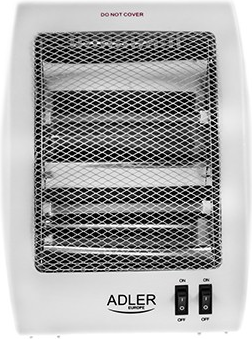 Adler AD 7709 Elektrischer Quarz-Raumheizer Indoor Weiß 800 W (AD 7709)